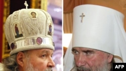 Metropolitans Kirill (left) and Kliment are the two main contenders to become the next patriarch of the Russian Orthodox Church.