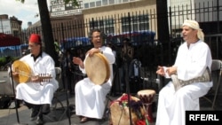 The Tarab ensemble performs at the Muslim Voices festival in New York.