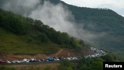 Nearly all of Karabakh's estimated 120,000 residents have fled the territory for Armenia in recent days.