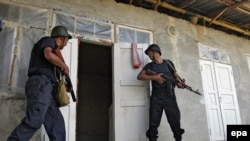 Police are still searching for suspects involved in the ethnic clashes in Kyrgyzstan last month.