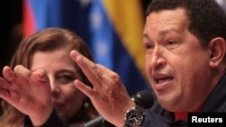 Venezuelan President Hugo Chavez said that thanks to Venezuelan oil supplies, "Belarusian refineries will have no shortages for the next 200 years."