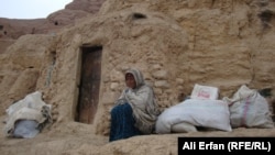 Gulsom, a 34-year-old mother of seven, has been living in the Bamiyan caves for more than five years.