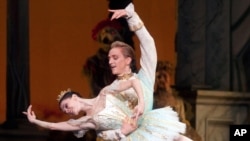 Natalia Osipova and David Hallberg perform in "The Sleeping Beauty" in New York last year.