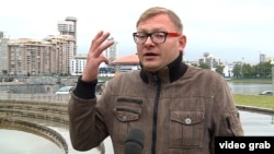 In one of his recent posts, activist Yaroslav Shirshikov called Vladlen Tatarsky, the pen name of prominent pro-Kremlin blogger Maksim Fomin, who was killed in an apparent assassination in St. Petersburg in early April, "a thug." (file photo)