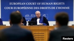 The European Court of Human Rights began being flooded with complaints about alleged rights violations by Kyiv in the Donbas not long after Russia seized Crimea and began supporting separatists in eastern Ukraine. (file photo)