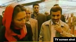 NBC reporter Ann Curry interviews President Mahmud Ahmadinejad