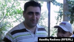 Azerbaijani military officer and confessed killer Ramil Safarov after his return to Baku on August 31.