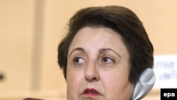 Rights lawyer and Nobel peace laureate Shirin Ebadi