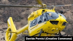 Eurocopter EC145 (қазір - Airbus Helicopters H145 деп аталады) тікұшағы. (Көрнекі сурет.)