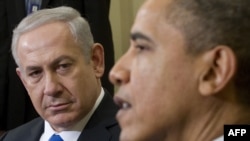 U.S. President Barack Obama (right) and Israeli Prime Minister Benjamin Netanyahu during a meeting at the White House in March