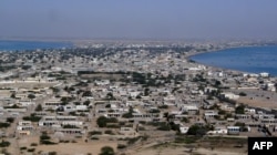 The residential area of Gwadar port in the Arabian Sea