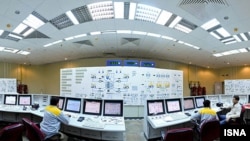 Control room of the Bushehr nuclear plant 