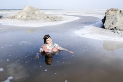 A photograph from Solmaz Daryani’s long-term photo project The Eyes Of Earth, about Iran’s Lake Urmia.