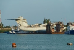 The ekranoplan in 2010