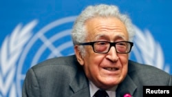 Lakhdar Brahimi is moderating the talks.