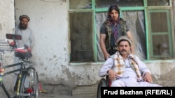 Occupants of the Union for Afghanistan's Disabled shelter pool what they earn doing odd jobs.