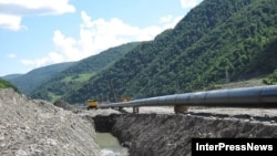 The gas was being piped to Armenia (file photo)