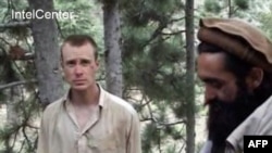 U.S. Army Sgt. Bowe Bergdahl in a Taliban video shortly after he was captured in 2009