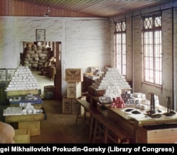 A tsarist-era, tea-packing station in Chakvi.