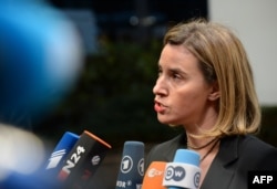 EU foreign policy chief Federica Mogherini