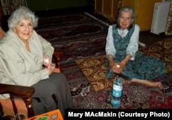 Mary MacMakin (right) with Betty Tisdale, founder of HALO (Helping and Loving Orphans), in Kabul in 2014