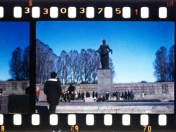 Piskaryovskoye Memorial Cemetery in St. Petersburg -- then known as Leningrad