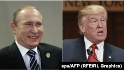 Russian President Vladimir Putin (left) and U.S. President-elect Donald Trump (combo photo)