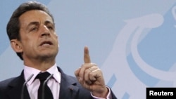 French President Nicolas Sarkozy