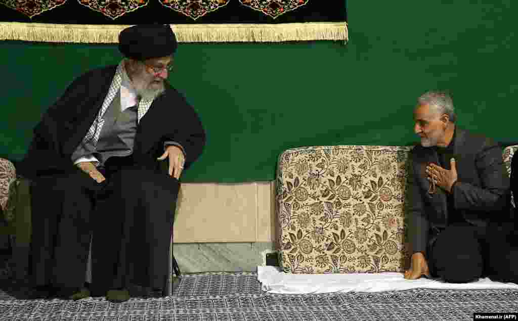 After keeping a low profile for many years,&nbsp;Soleimani began appearing alongside Iranian Supreme Leader Khamenei. On March 27, 2015, he attended a religious ceremony in Tehran.