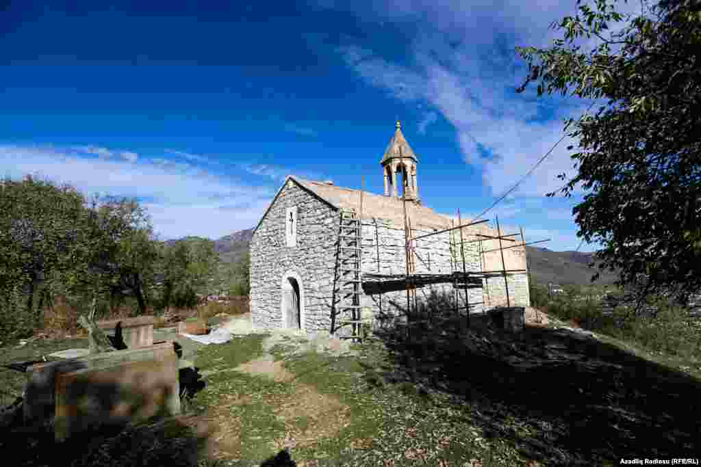 An Armenian church in Hadrut.