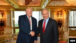 U.S. President-elect Donald Trump has made it clear that he will have a less critical policy toward Israel and its current right-wing government of Prime Minister Benjamin Netanyahu (right). 