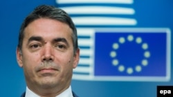 Macedonian Foreign Minister Nikola Dimitrov (file photo)