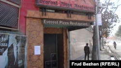 The Everest Pizza Restaurant is among dozens of restaurants catering to Westerners in Kabul that has closed until after the elections.