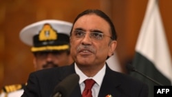 Outgoing Pakistani President Asif Ali Zardari