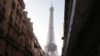 Greenpeace Protests Russia At Eiffel Tower