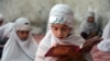 Afghan girls study the Koran at a madrasah in Kandahar. (file photo)