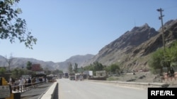 The Afghan road at Torkham, near the Pakistani border (file photo)