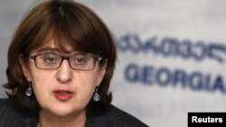 Georgian Foreign Minister Maia Panjikidze (file photo)