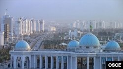 It is unclear who was fighting Turkmen security forces in Ashgabat.