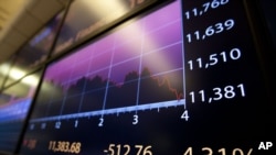 The Dow Jones industrial average fell more than 500 points on August 4, its ninth-steepest decline.