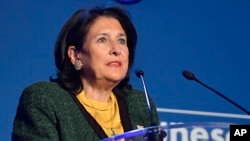 Georgian President Salome Zurabishvili (file photo)