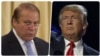 Pakistan Prime Minister Nawaz Sharif (left) and U.S. President-elect Donald Trump (combo photo)