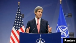 U.S. Secretary of State John Kerry, speaking December 3 at NATO headquarters.