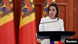 Moldovan President Maia Sandu (file photo)