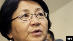 Kyrgyzstan -- Interim government head Rosa Otunbayeva 