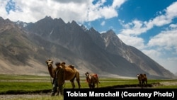 The remote Wakhan Corridor, where Afghanistan shares a narrow border with China 