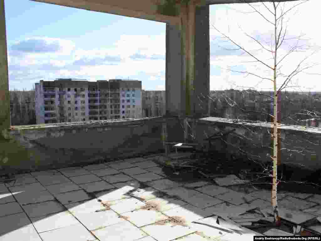 Ukraine -- City of Pripyat near Chornobyl nuclear power plant