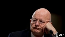 Director of National Intelligence James Clapper testifies before the Senate Armed Services Committee in Washington, D.C., in January 5.