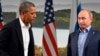 U.S. President Barack Obama (left) attends a bilateral meeting with Russian President Vladimir Putin during the G8 summit in Northern Ireland in June 2013.