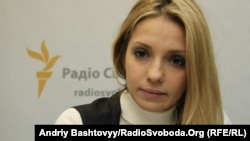 Eugenia Tymoshenko, daughter of Yulia Tymoshenko, also spoke at the Senate hearing.